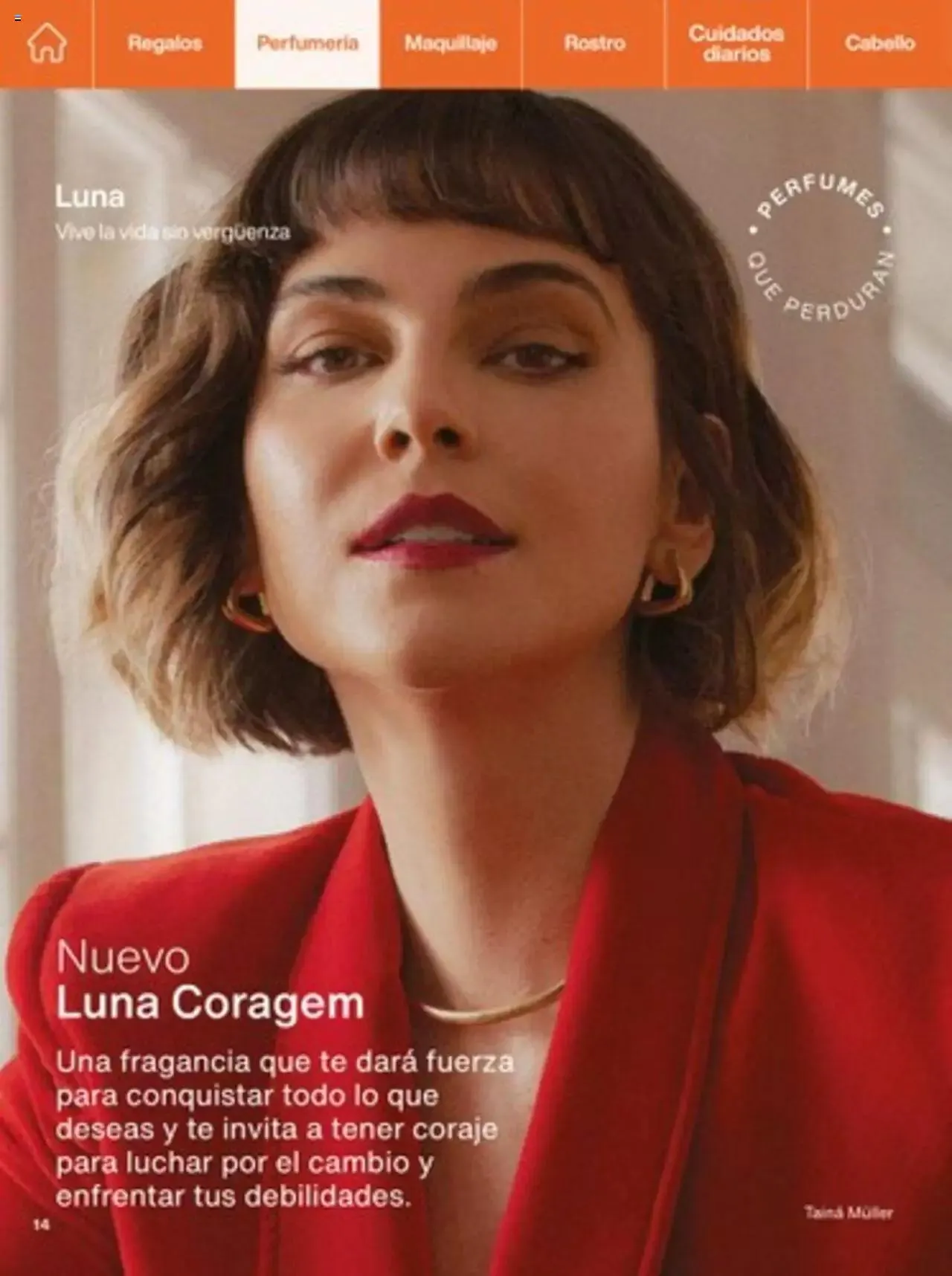 Catalogo de Natura - C14 Nueva Bruma Hidra Fix y Primer Facial FPS 40 1 de octubre al 31 de diciembre 2023 - Pag 14