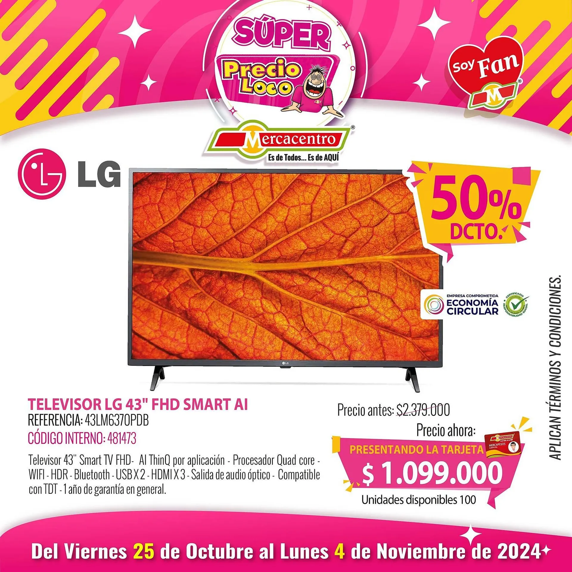 Catalogo de Catálogo MercaCentro 29 de octubre al 4 de noviembre 2024 - Pag 3