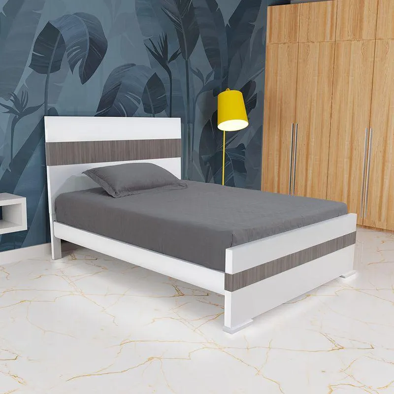 CAMA IBG MATIZ 1.40*1.90 M BLANCO