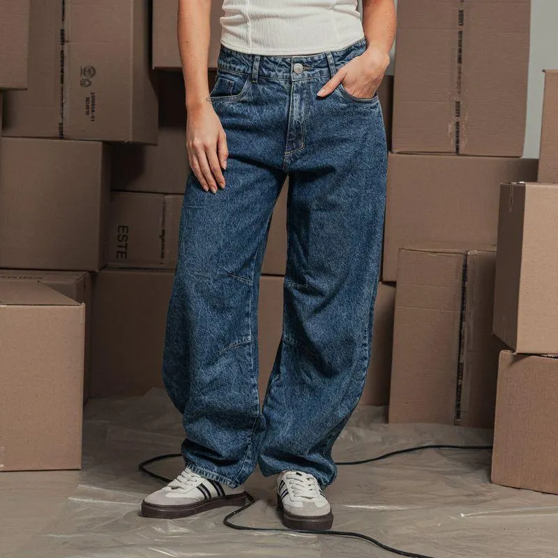 Jean Barrel Talle Medio Broka