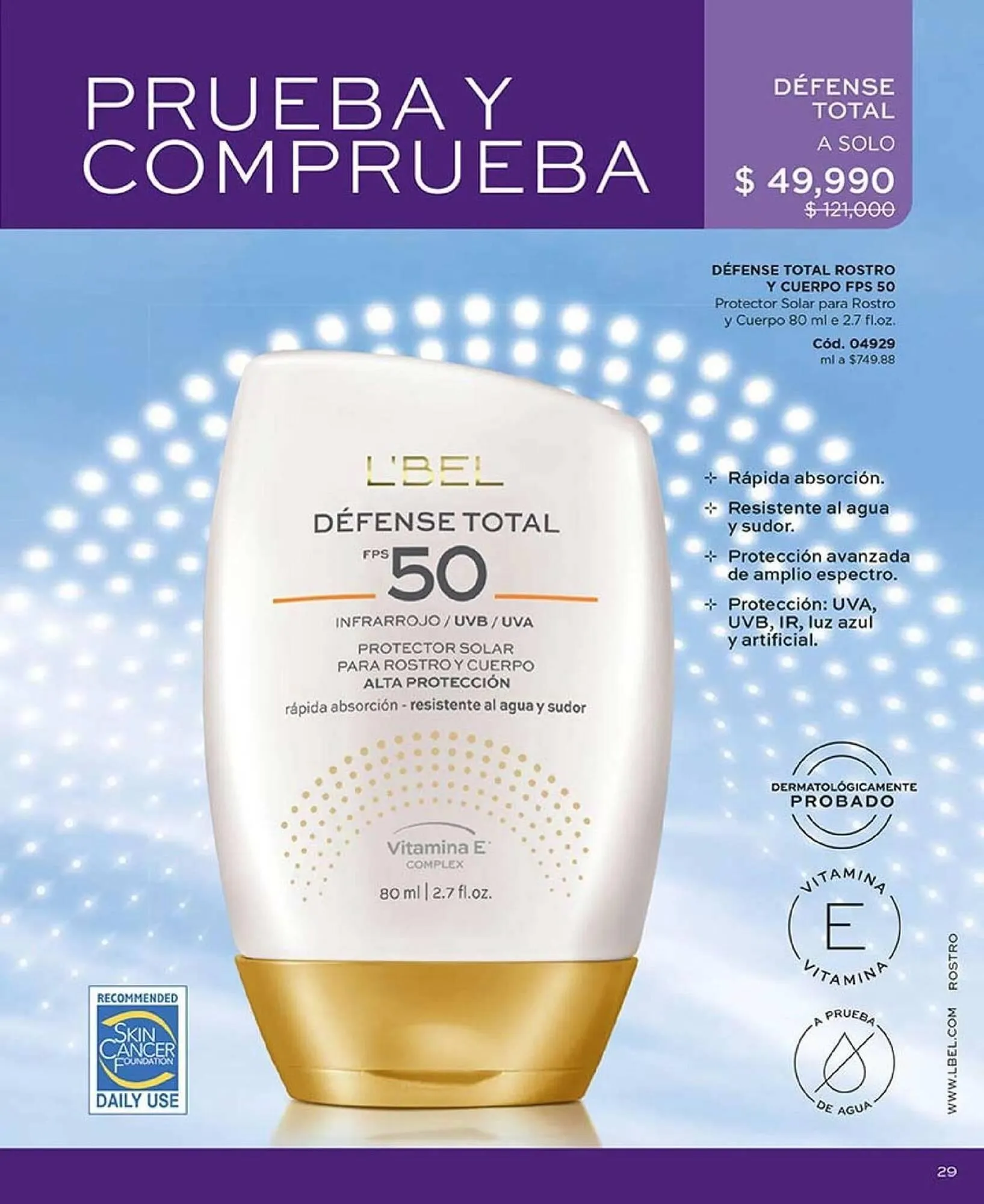 Catalogo de Catálogo L'bel 25 de marzo al 30 de abril 2025 - Pag 29