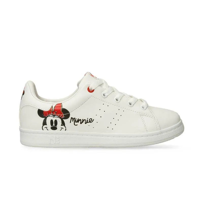 Tenis Casuales Blanco-Rojo Licenses Disney Leyla L Niña
