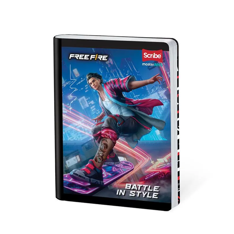 Cuaderno Cosido Free Fire 100 Hojas Cuadros