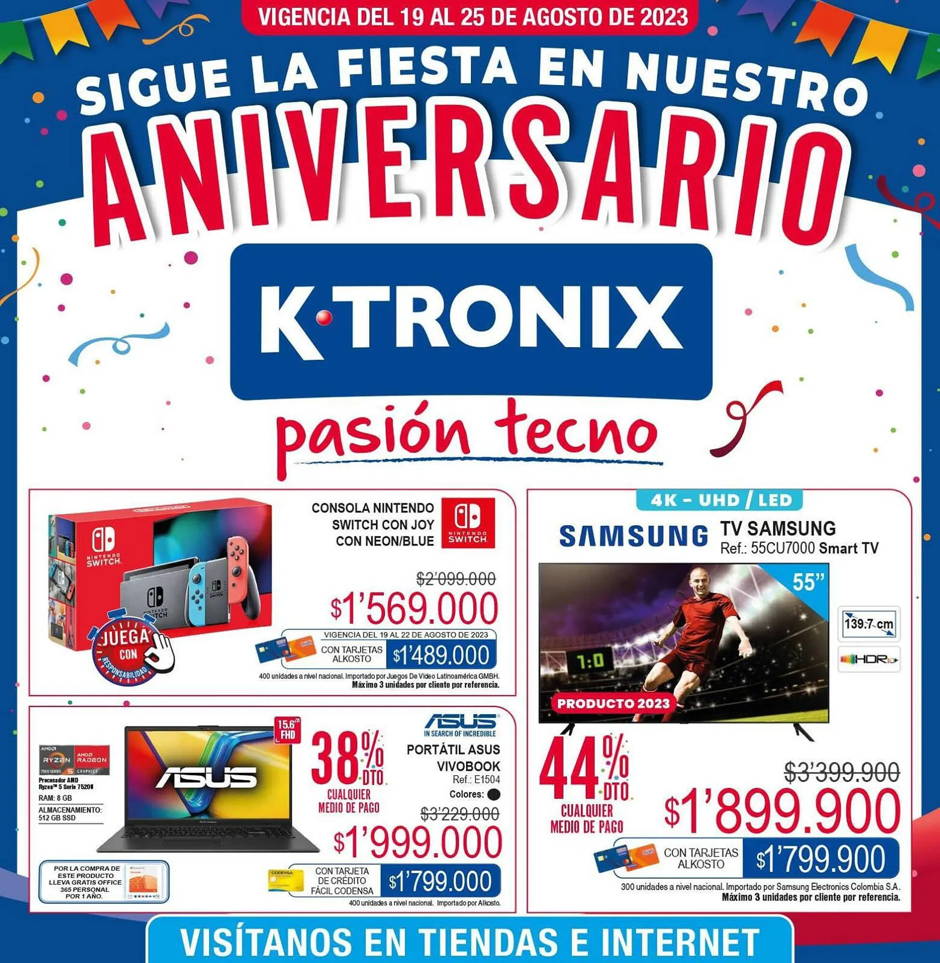Catalogo de Catálogo Ktronix 19 de agosto al 25 de agosto 2023 - Pag 1