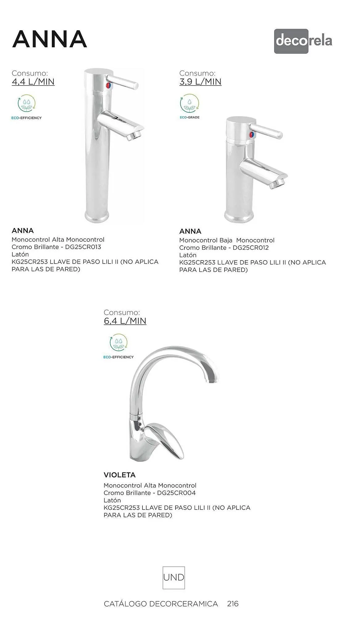 Catalogo de Catálogo Decorceramica 6 de noviembre al 6 de mayo 2025 - Pag 216