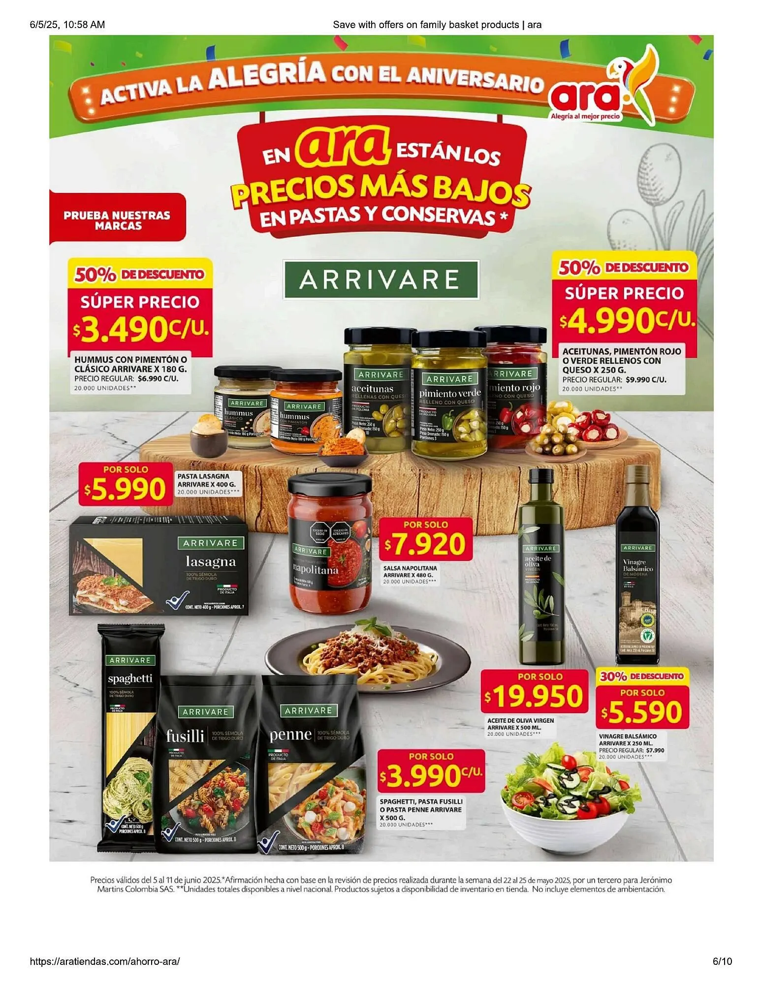 Catalogo de Catálogo Ara 5 de junio al 11 de junio 2025 - Pag 6