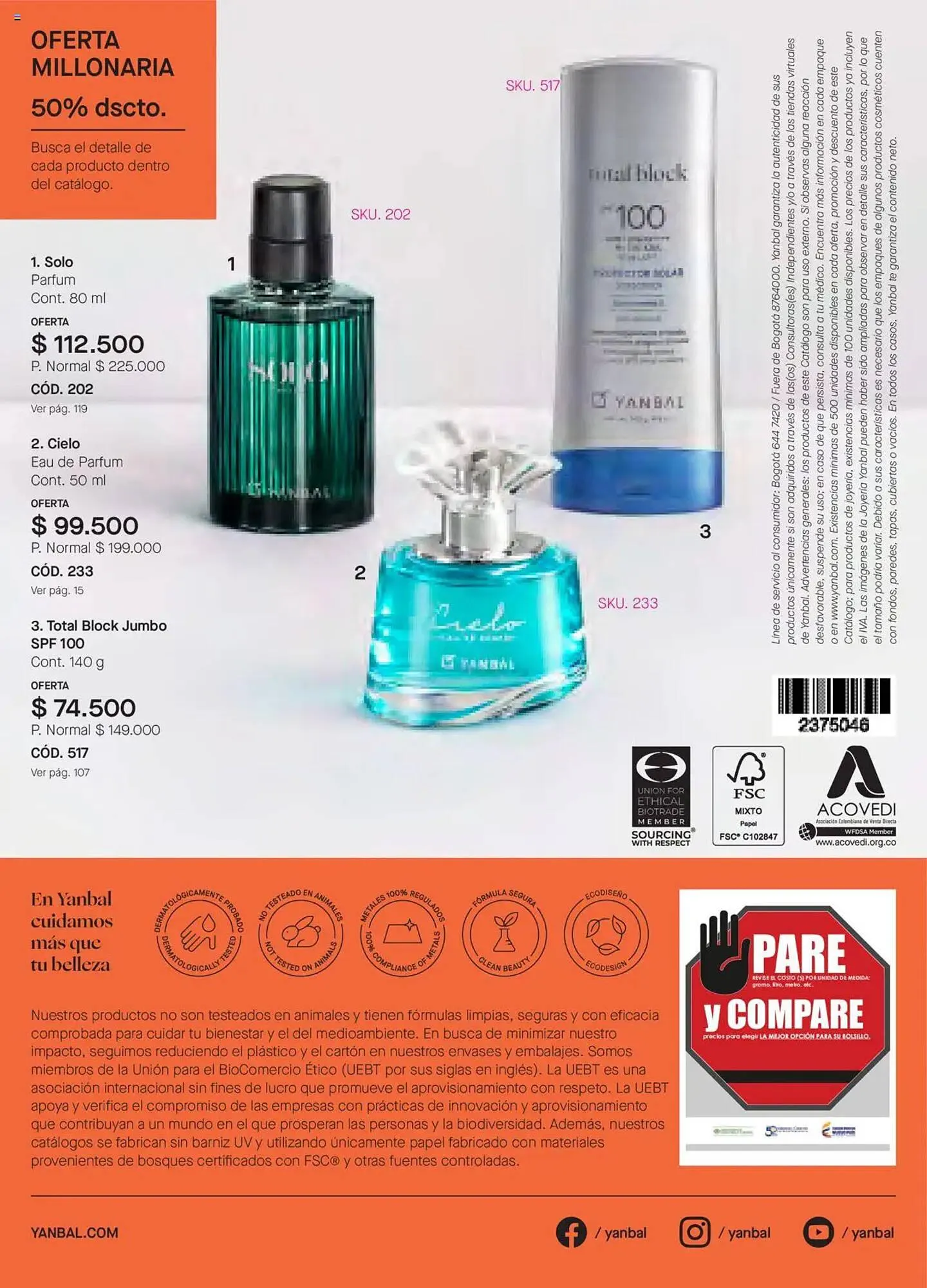 Catalogo de Catálogo Yanbal 1 de febrero al 28 de febrero 2025 - Pag 268