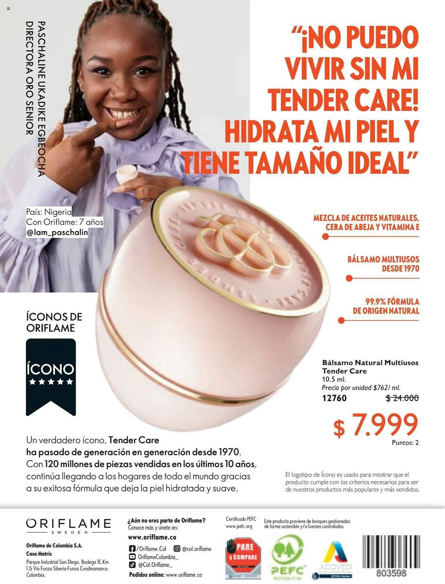 Catalogo de Catálogo Oriflame 28 de septiembre al 18 de octubre 2024 - Pag 264