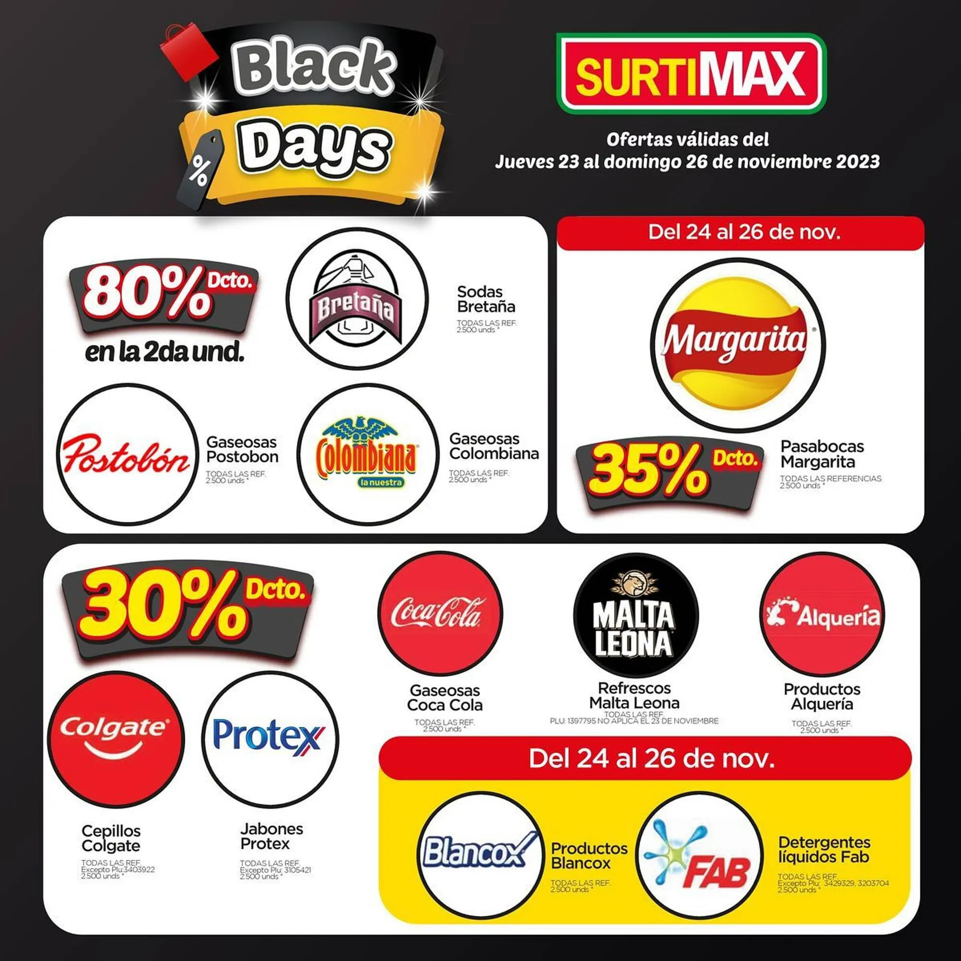 Catalogo de Catálogo Surtimax 23 de noviembre al 26 de noviembre 2023 - Pag 1