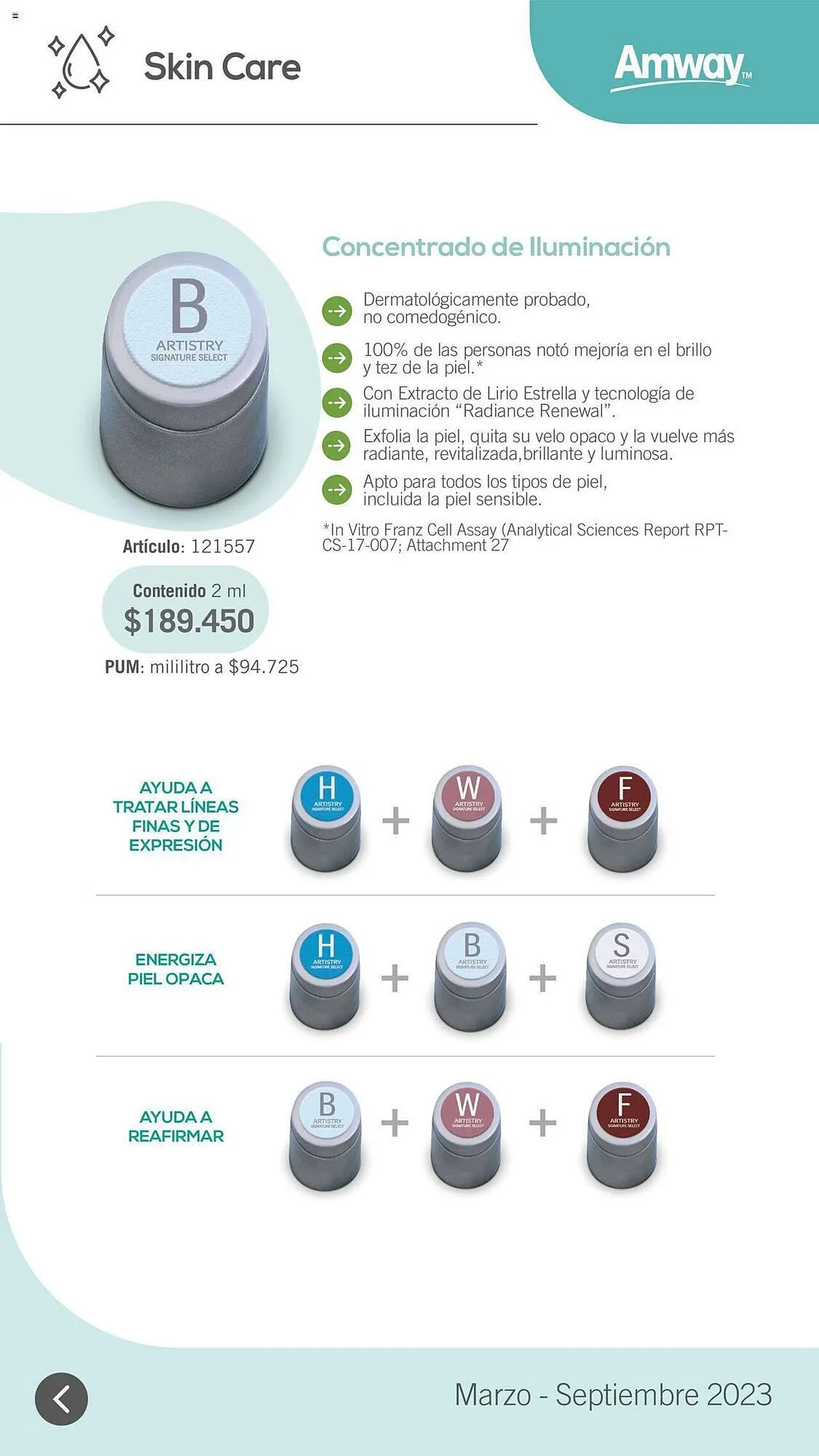 Catalogo de Catálogo Amway 31 de marzo al 1 de septiembre 2023 - Pag 45