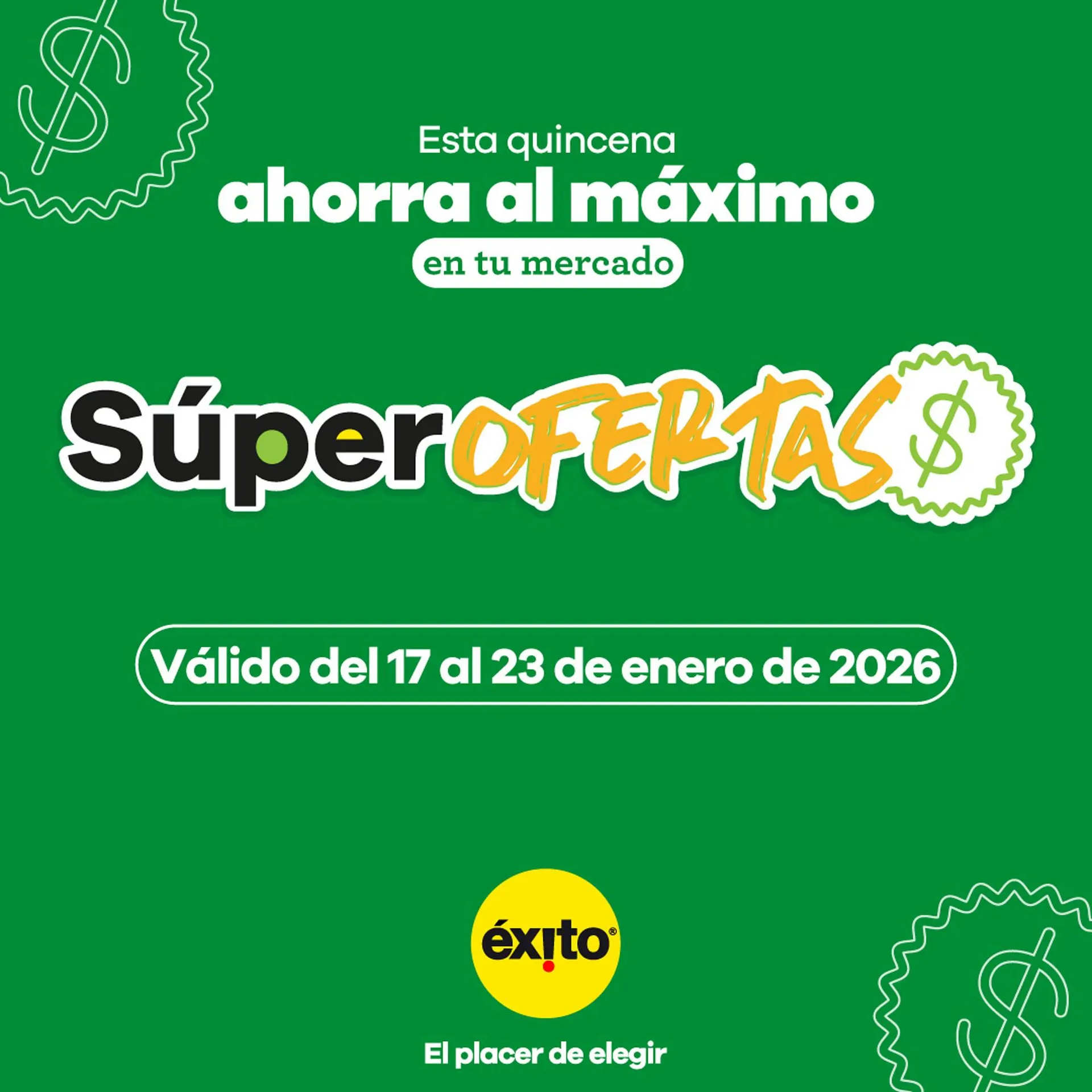 Catalogo de Catálogo Éxito 17 de enero al 23 de enero 2026 - Pag 1