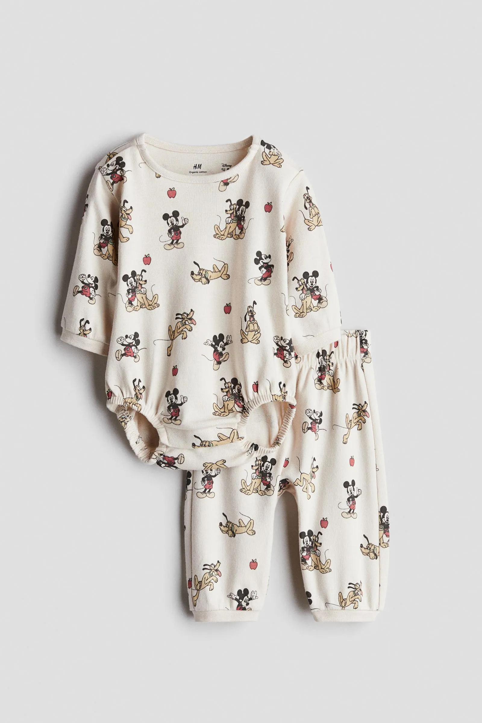 Conjunto estampado de 2 piezas en algodón