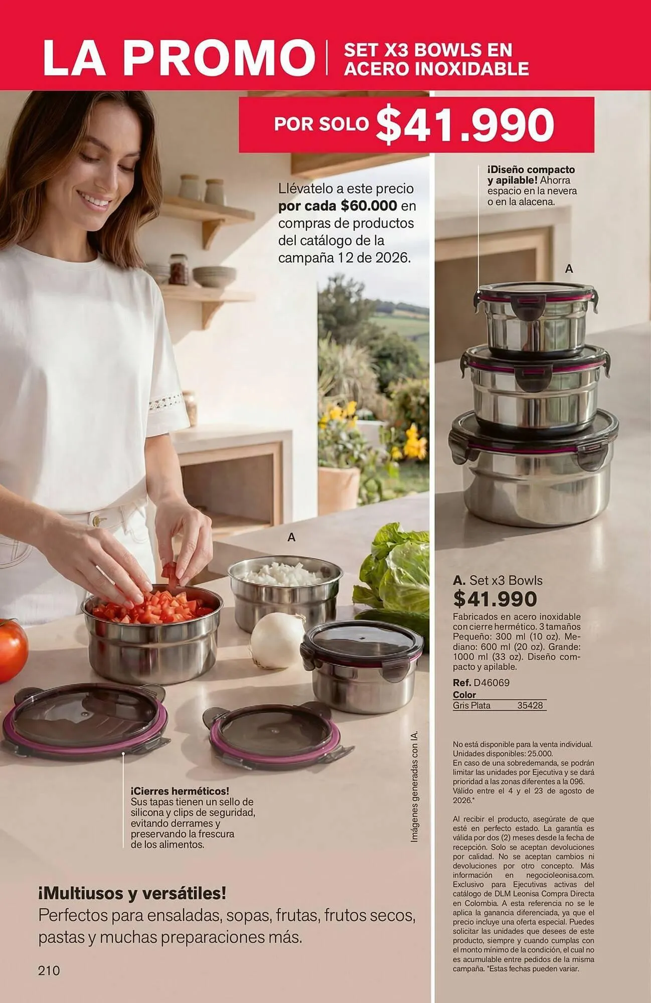 Catalogo de Catálogo Leonisa 4 de agosto al 24 de agosto 2026 - Pag 210