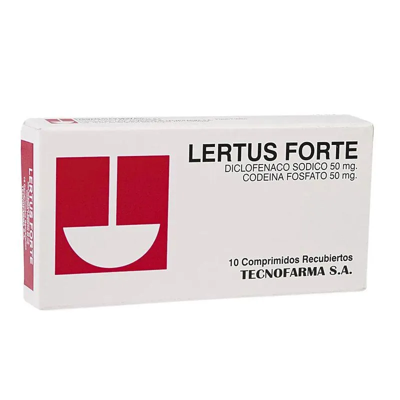 Lertus Forte 50 Mg Caja X 10 Tabletas
