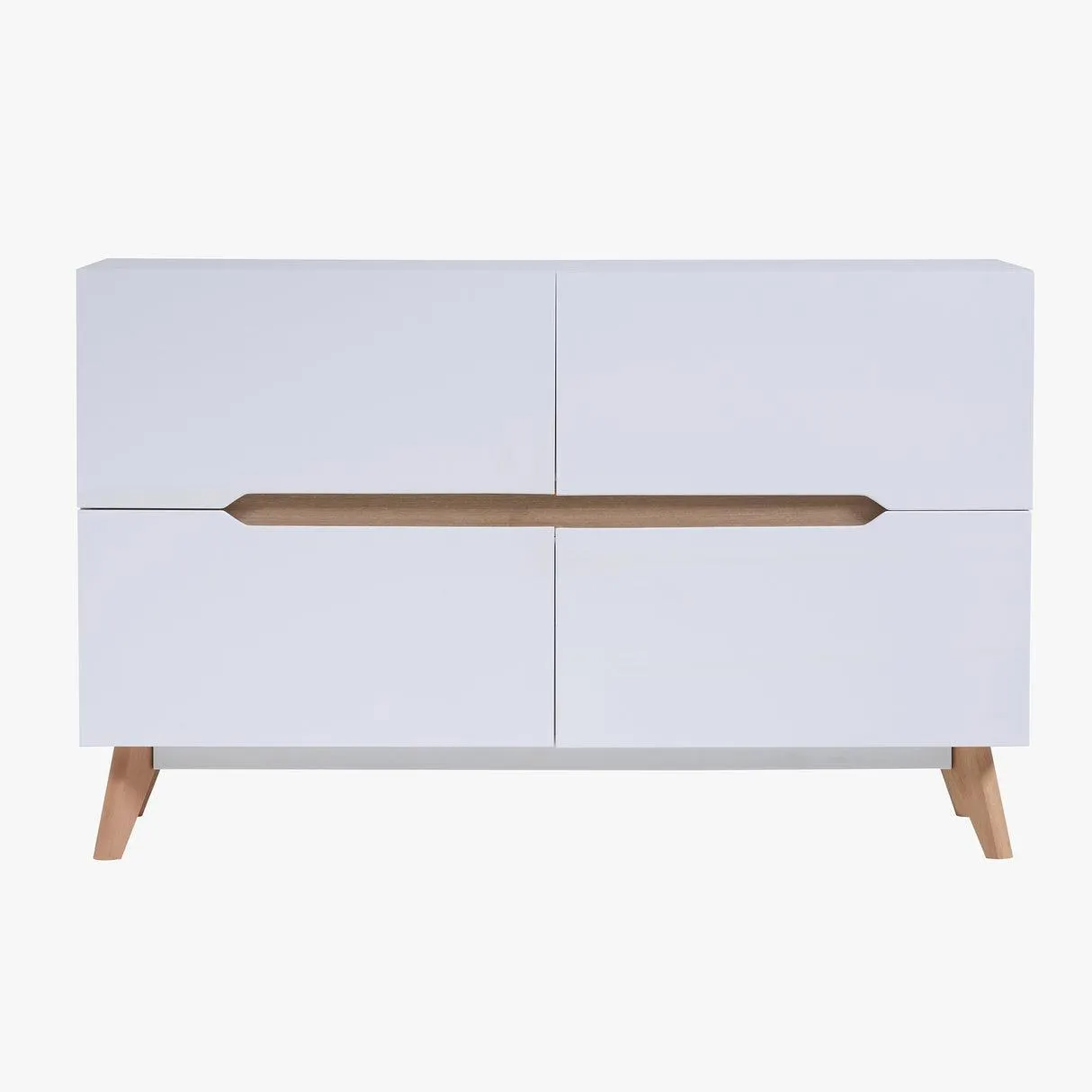 Biffet Haruka 120*40*75 Blanco/Beige