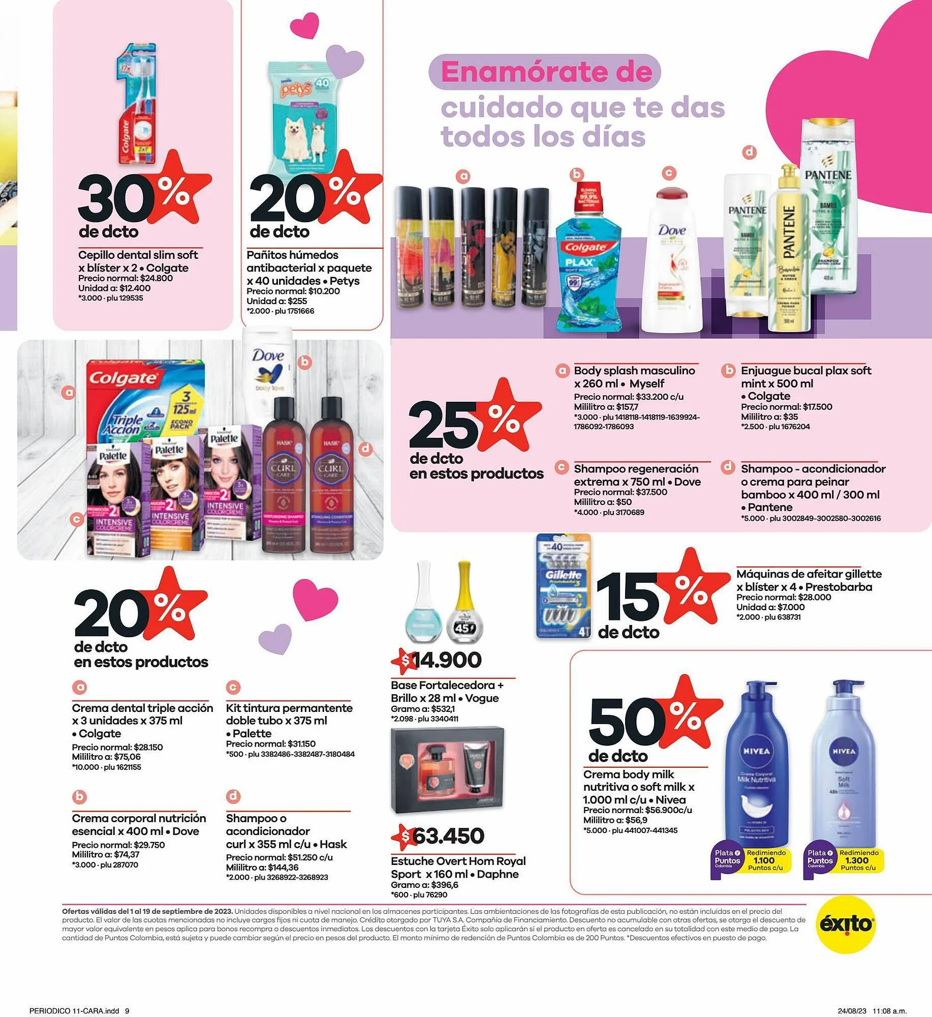 Catalogo de Catálogo Éxito 1 de septiembre al 19 de septiembre 2023 - Pag 9