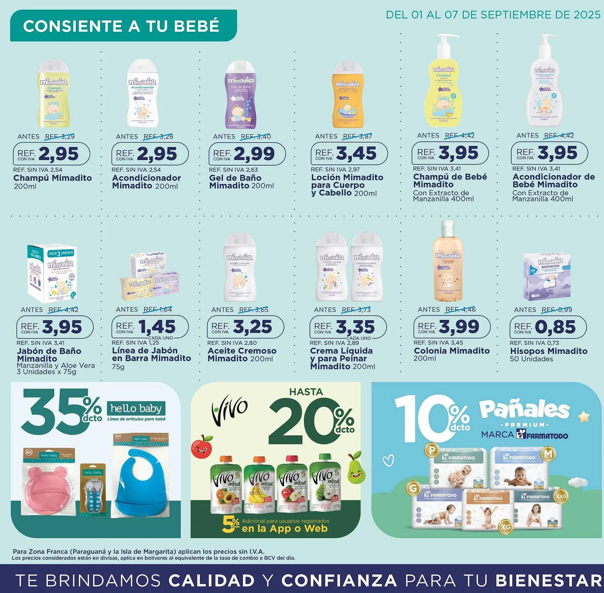 Catalogo de catálogo FarmaTodo 1 de septiembre al 7 de septiembre 2025 - Pag 3