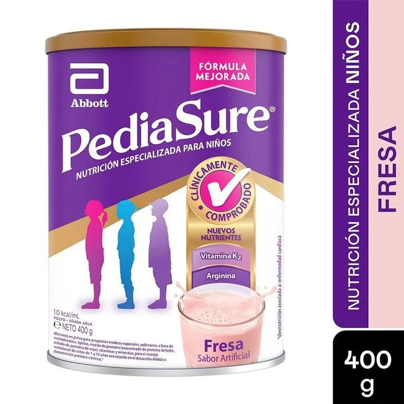 Pediasure Polvo Fresa Tarro X 400 Gr
