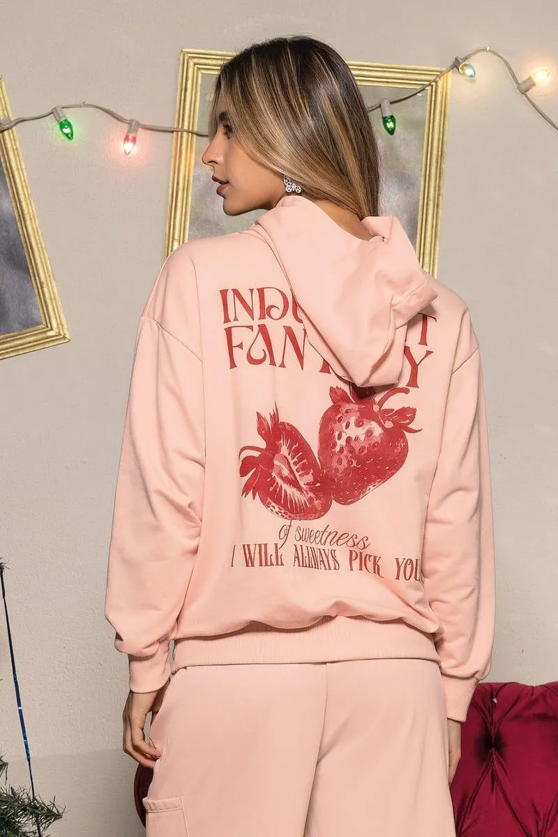 BUZO MANGA LARGA Rosado