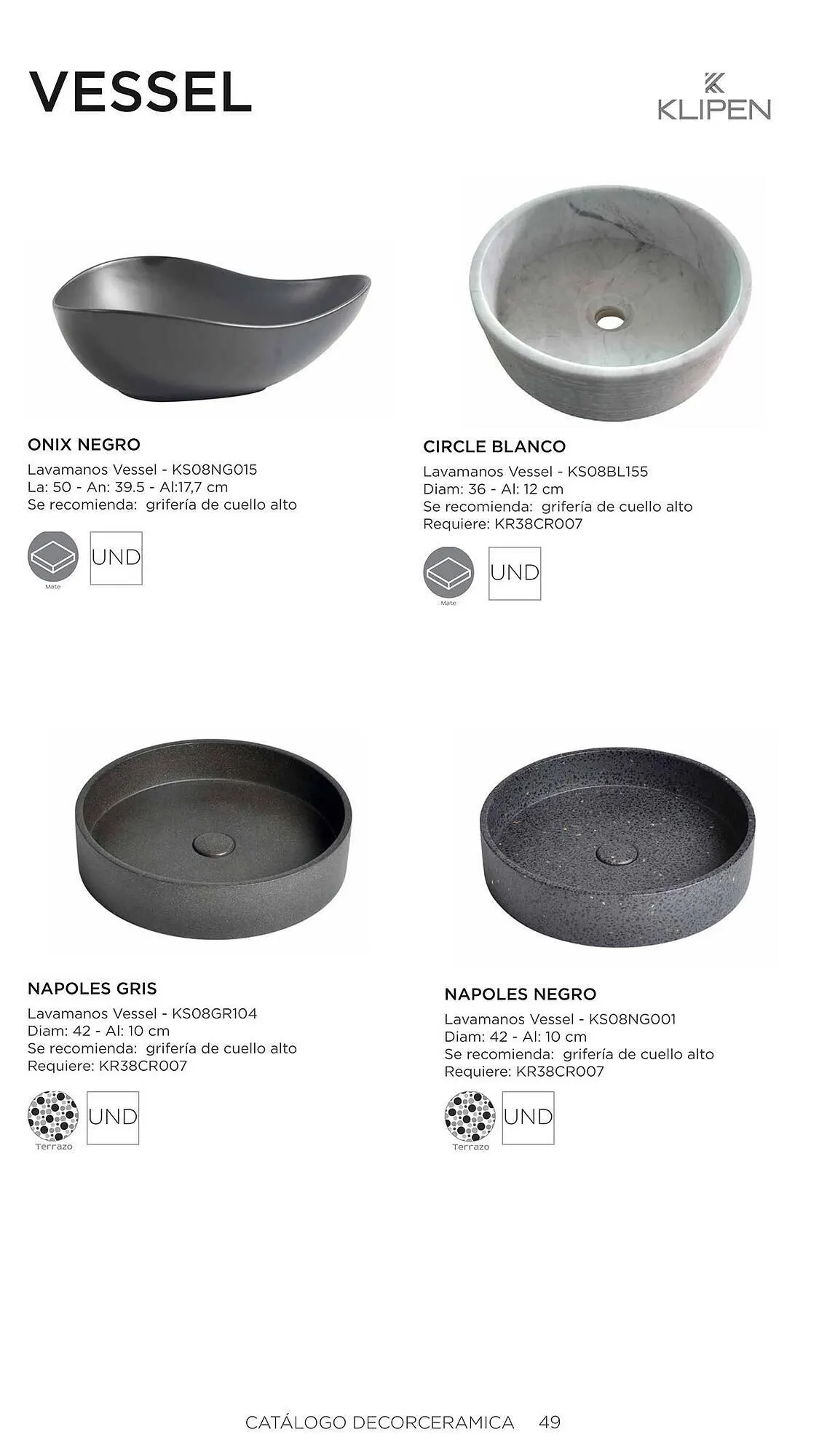 Catalogo de Catálogo Decorceramica 6 de noviembre al 6 de mayo 2025 - Pag 49