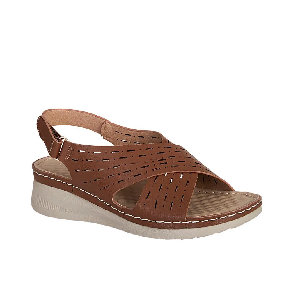 Plataforma de Mujer marca Frattini comfort / Sand.3j8126-1