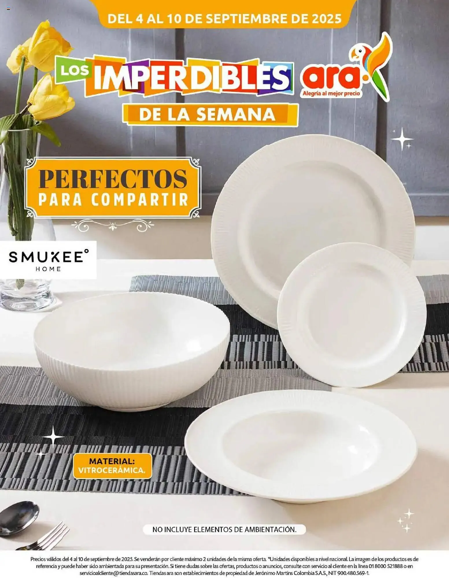 Catalogo de Catálogo Ara 4 de septiembre al 11 de septiembre 2025 - Pag 1
