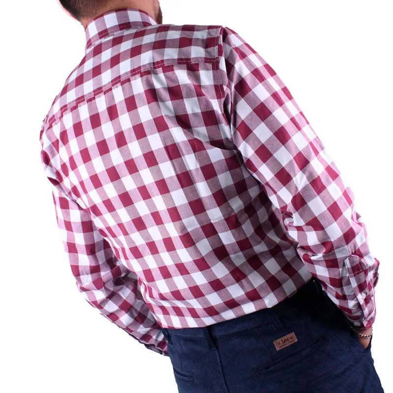 Camisa para hombre Lec Lee - Vinotinto