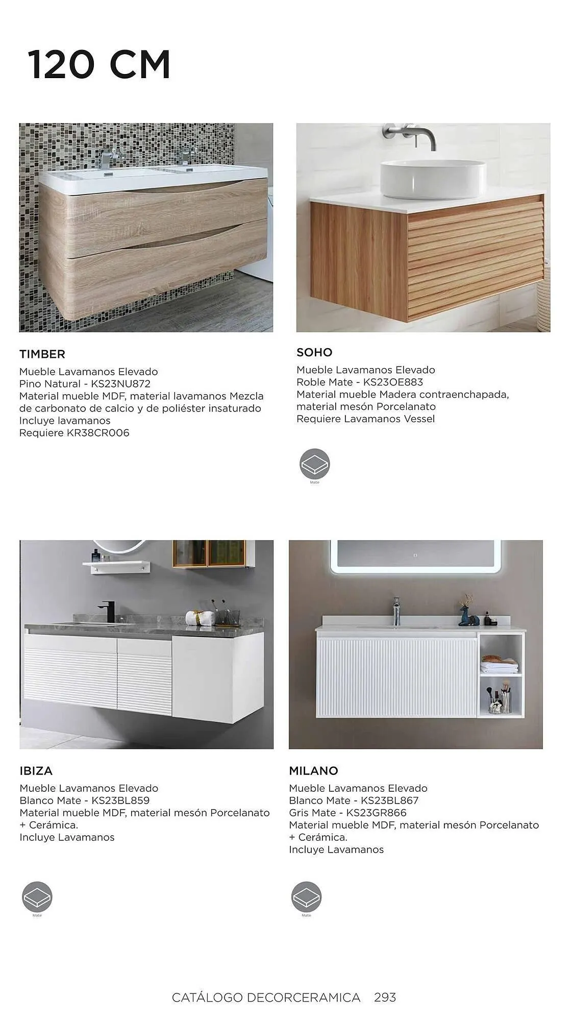 Catalogo de Catálogo Decorceramica 6 de noviembre al 6 de mayo 2025 - Pag 293