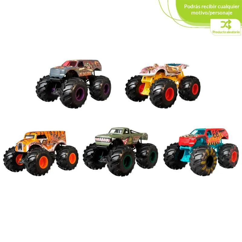 Carro Hot Wheels Monster Trucks Escala 1:24 Surtido