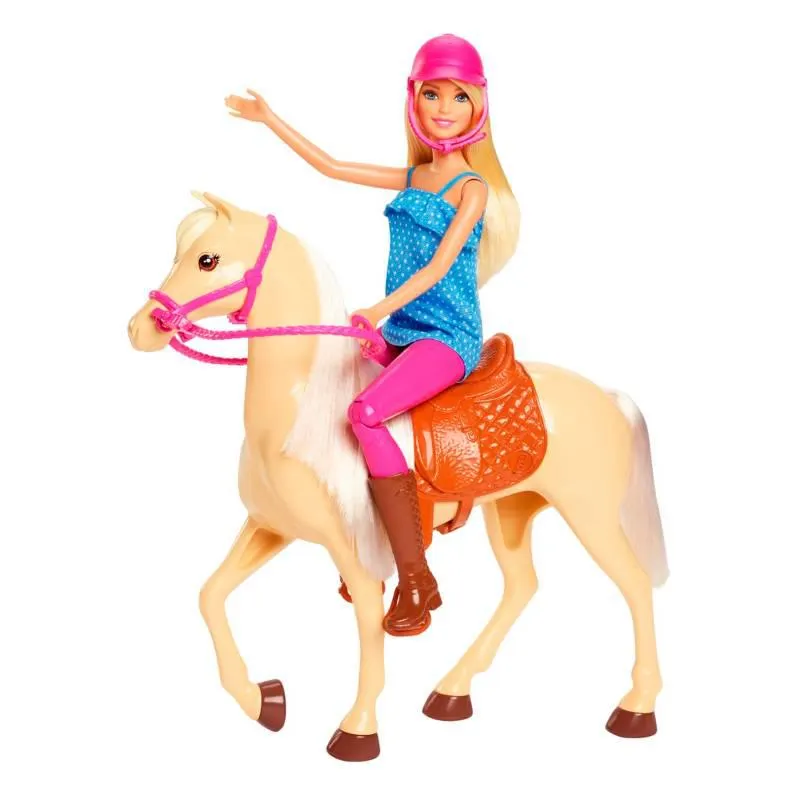 Muñeca Barbie Sisters & Pets Caballo Básico