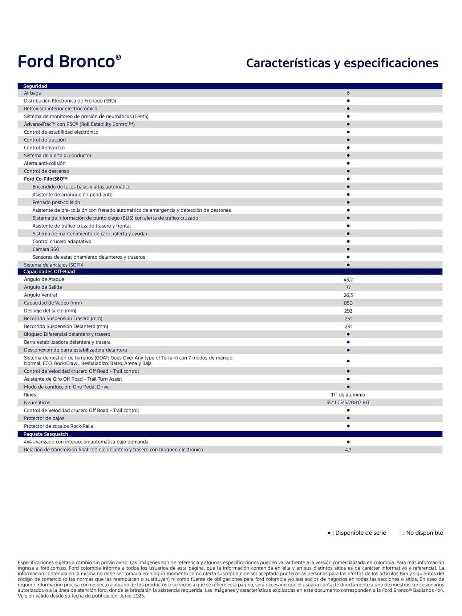 Catalogo de Catálogo Ford 1 de octubre al 31 de octubre 2026 - Pag 3