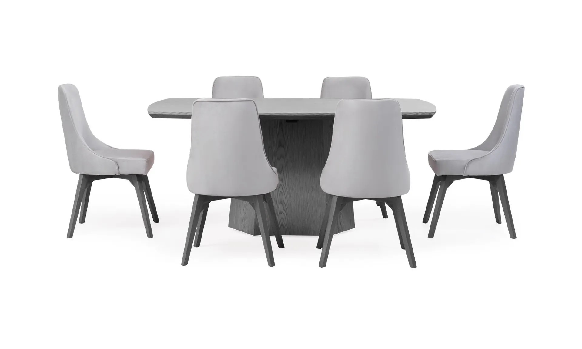 Mesa Comedor Milano + 6 Sillas Vela