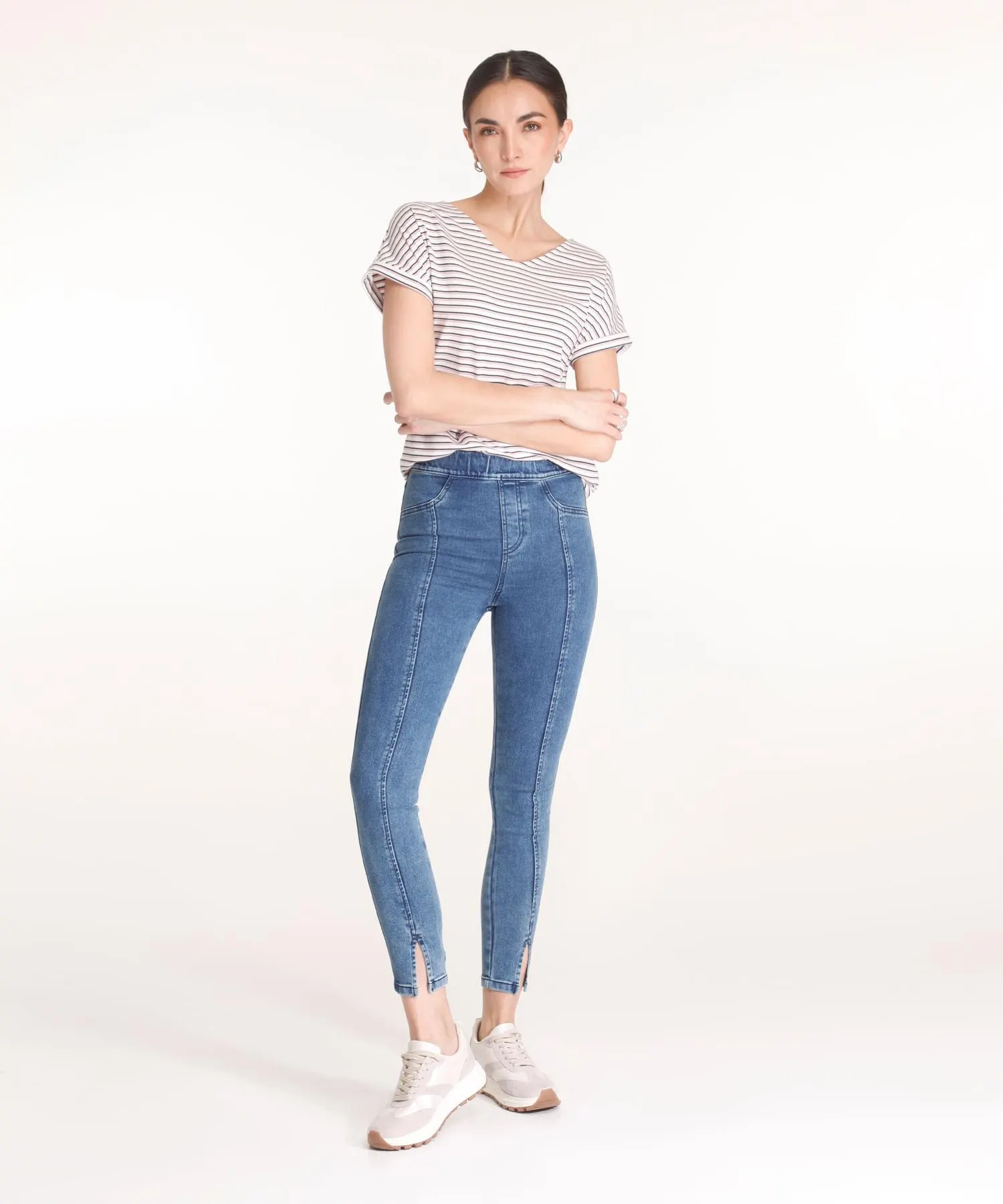 Leggings Tiro Alto Tono Medio Claro