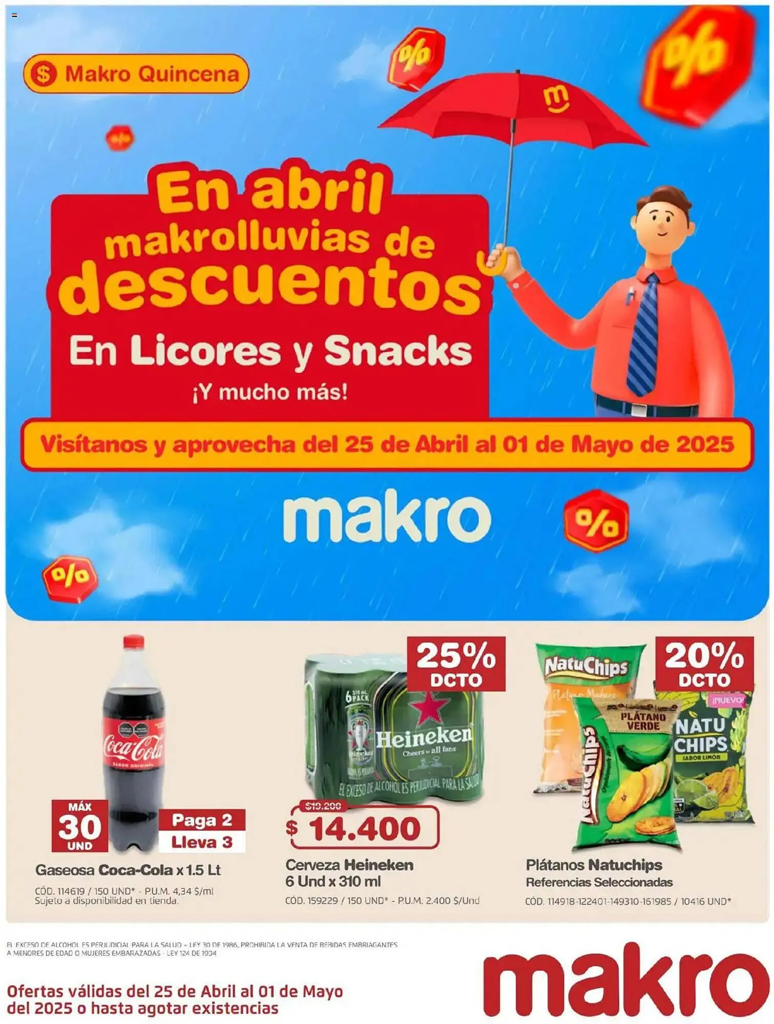 Catalogo de Catálogo Makro 25 de abril al 1 de mayo 2025 - Pag 1