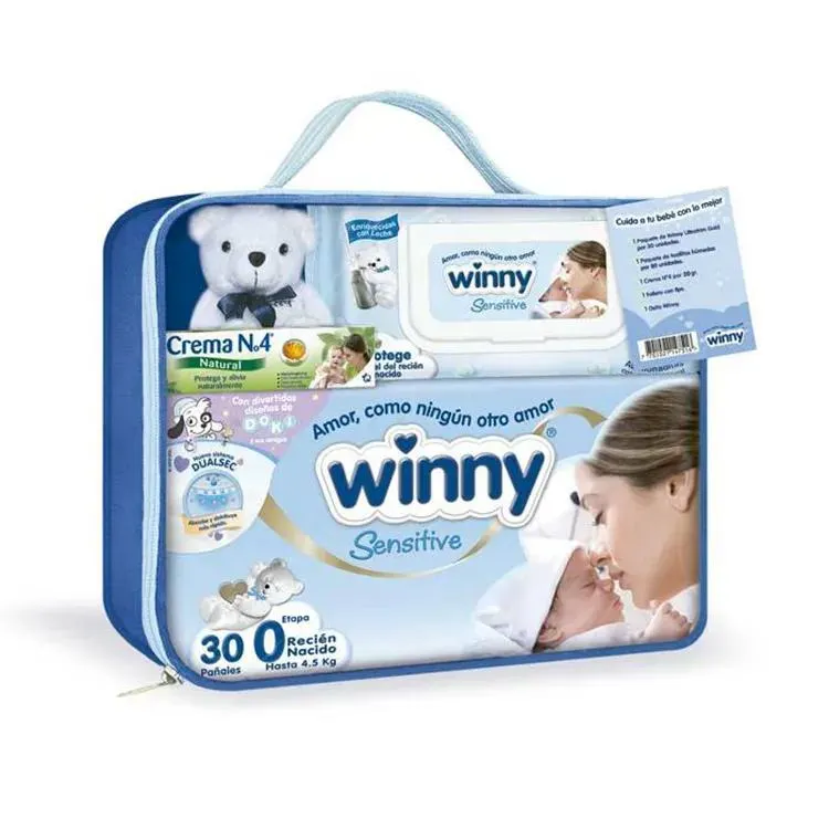 KIT RECIEN NACIDO WINNY GOLD