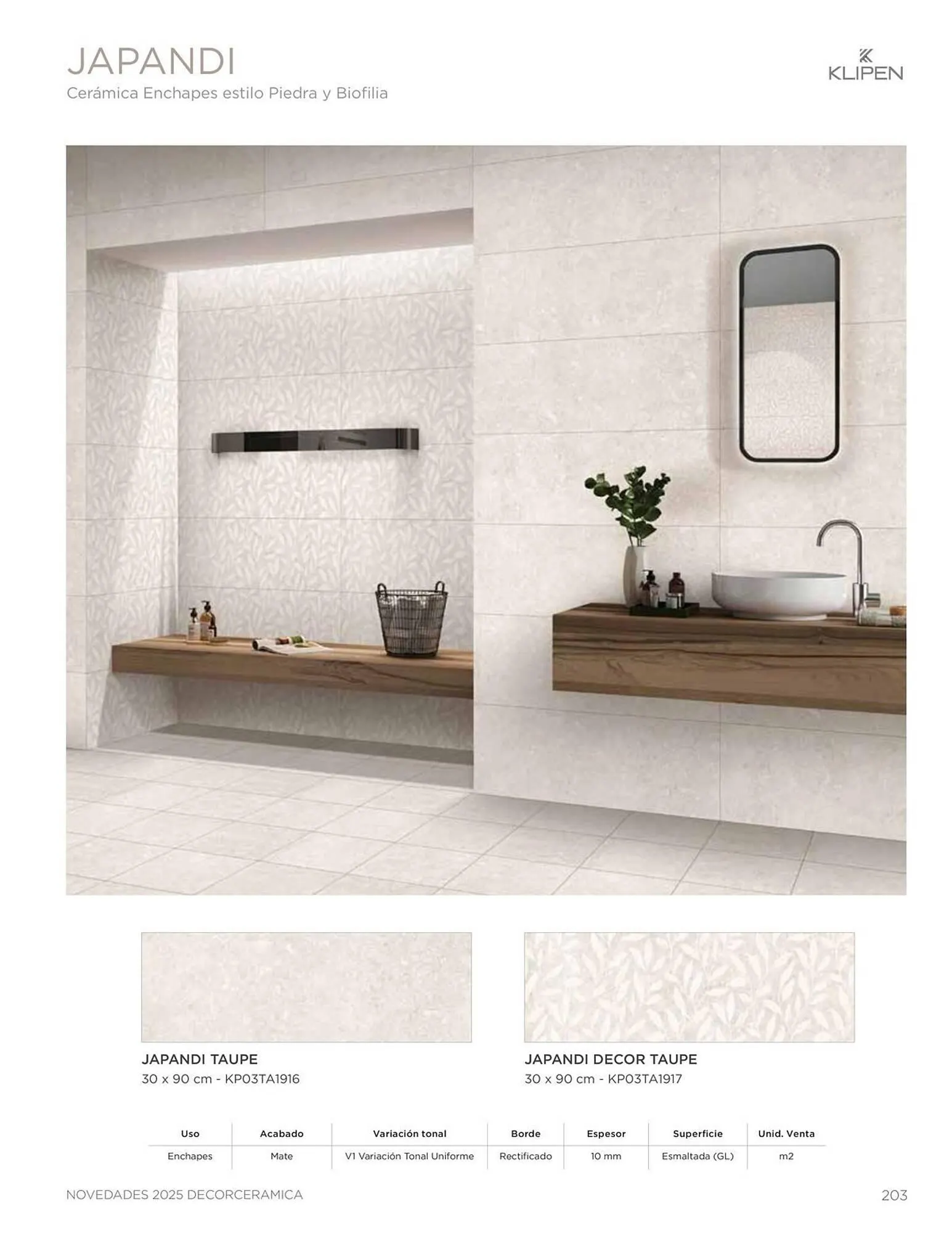 Catalogo de Catálogo Decorceramica 9 de diciembre al 31 de diciembre 2025 - Pag 203