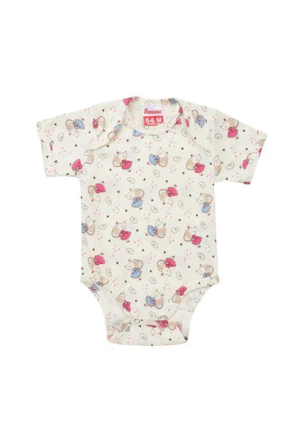 Body Bebé Manga Corta Niña