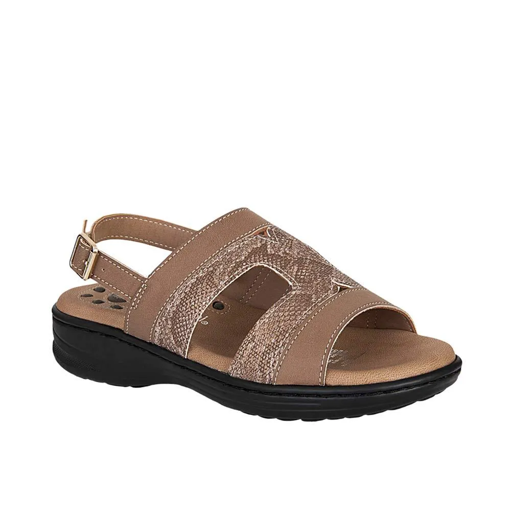 Plataforma de Mujer marca Frattini comfort / Sand.b6t7302-27