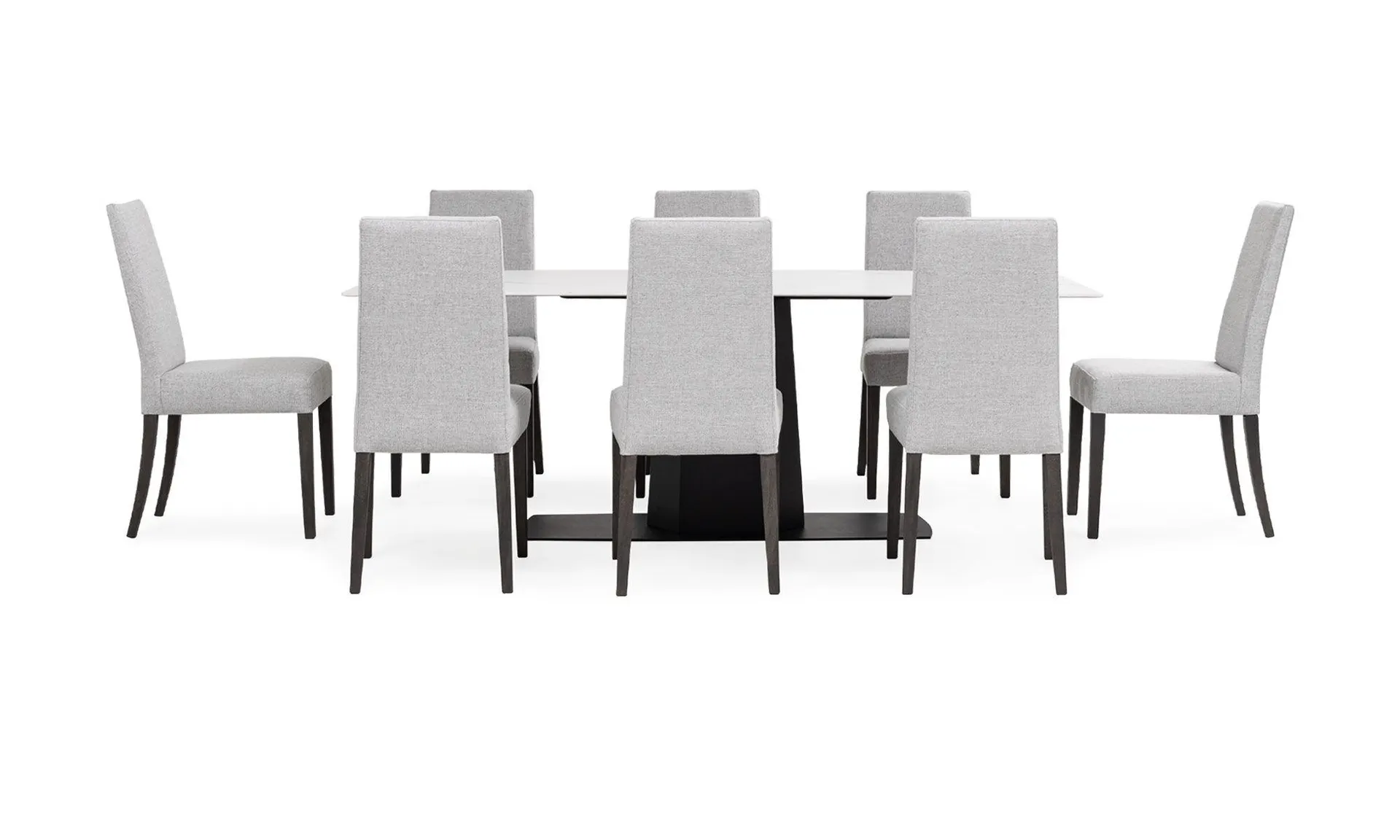 Mesa Comedor Napoles Cerámica + 8 Sillas Matiz