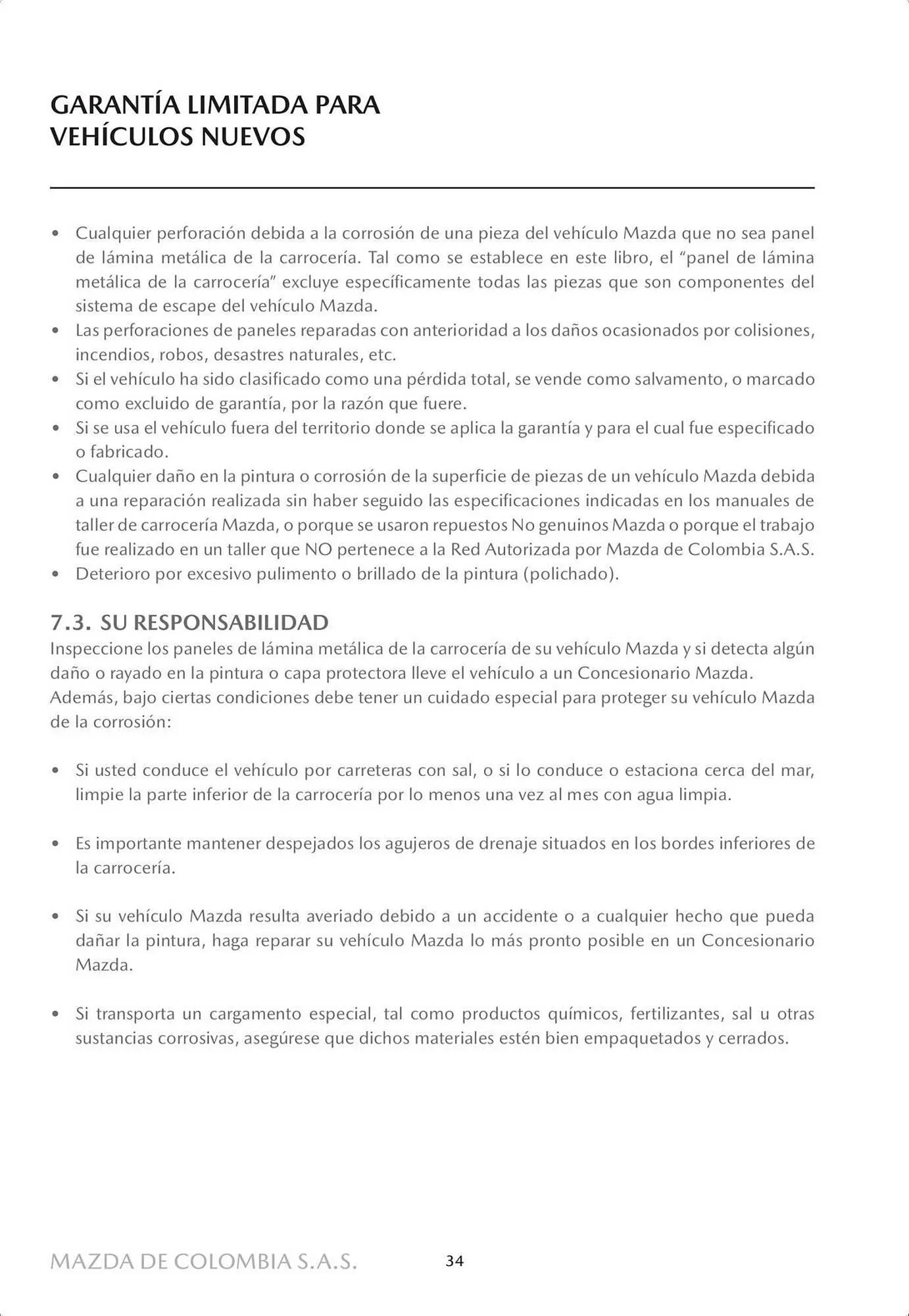Catalogo de Catálogo Mazda 4 de octubre al 4 de octubre 2024 - Pag 36
