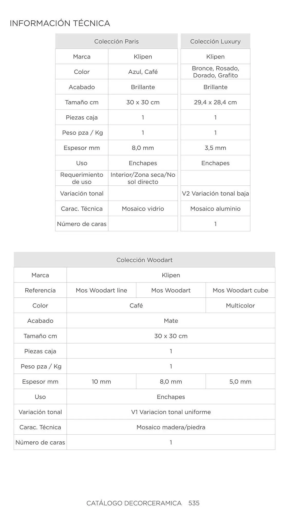 Catalogo de Catálogo Decorceramica 6 de noviembre al 6 de mayo 2025 - Pag 535