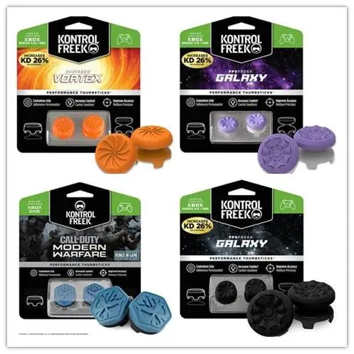 KontrolFreek FPS Freek Galaxy Purple for Xbox One and Series X Controller/2 Performance Thumbsticks for Xbox Replacement