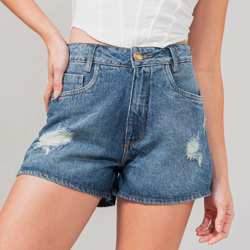 Short Momfit Talle Alto Archi