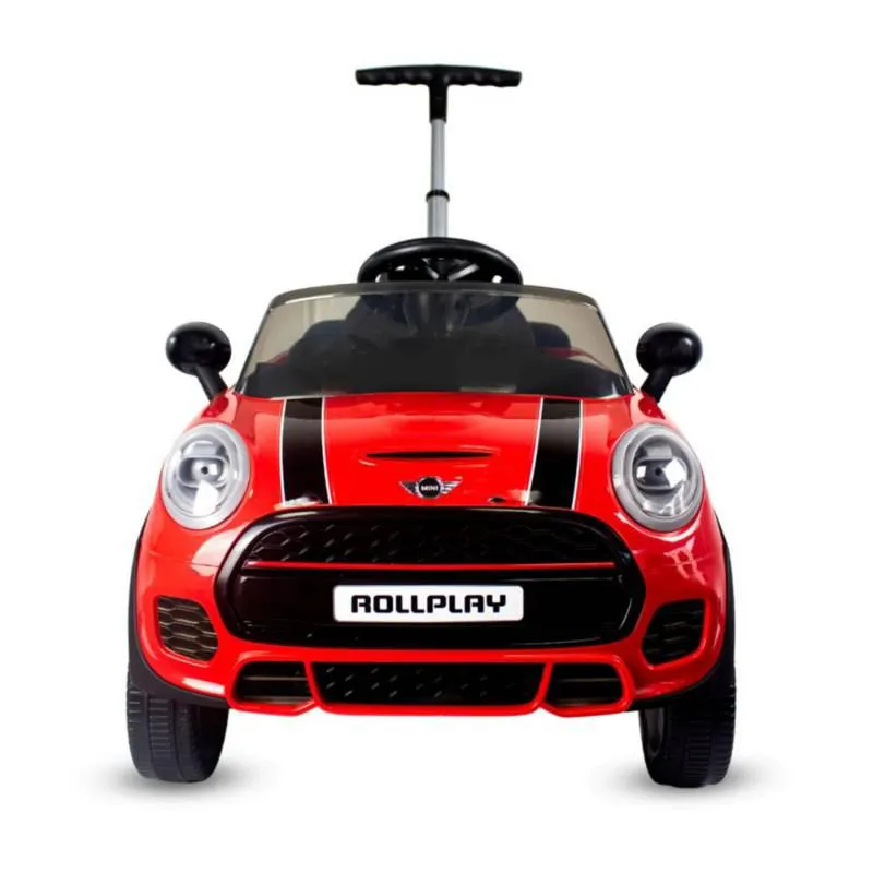 Carro Montable Para Ninos Marca Prinsel Push Car Minicooper Rojo Con Sonidos
