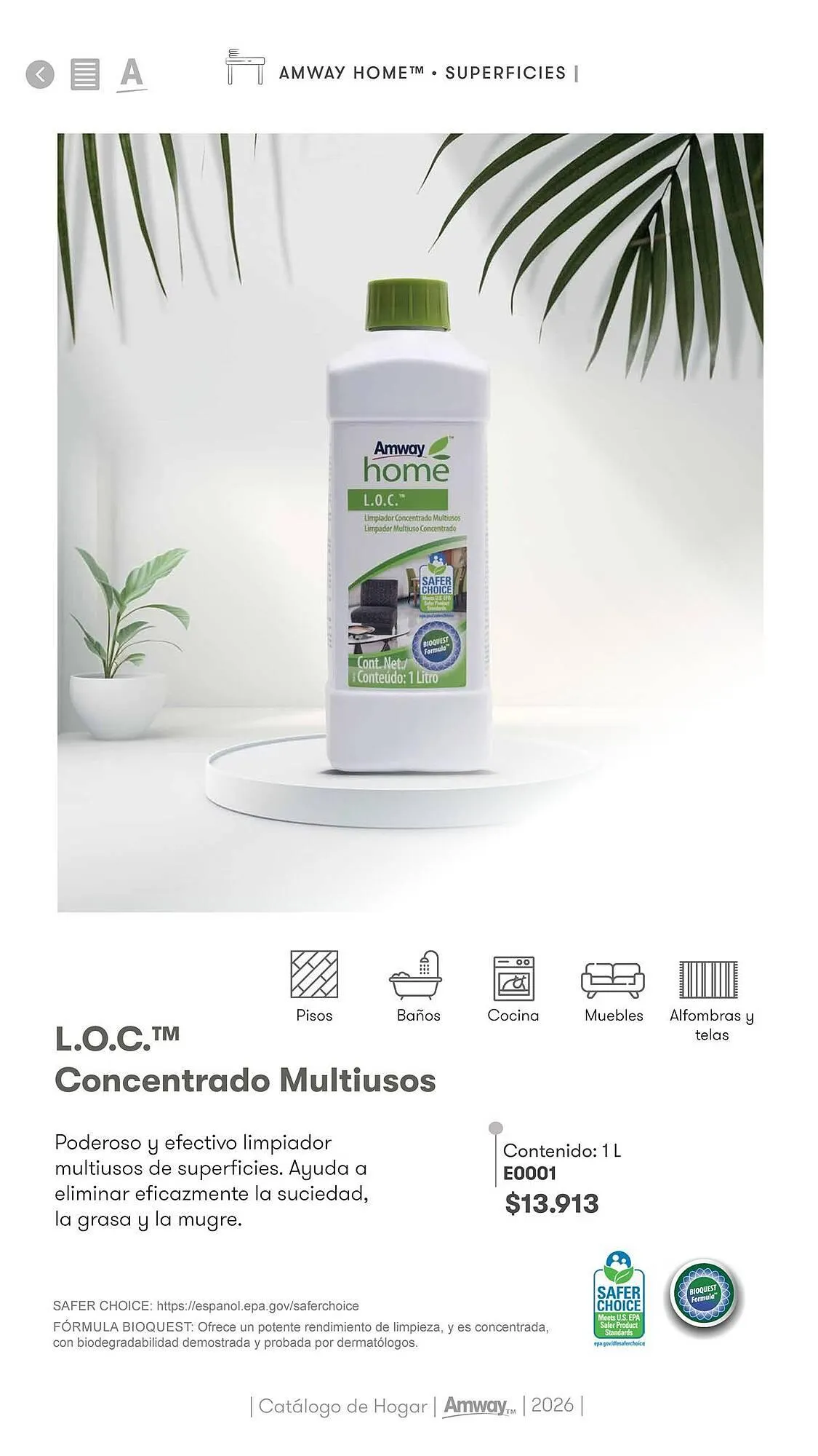 Catalogo de Catálogo Amway 26 de marzo al 31 de diciembre 2026 - Pag 10