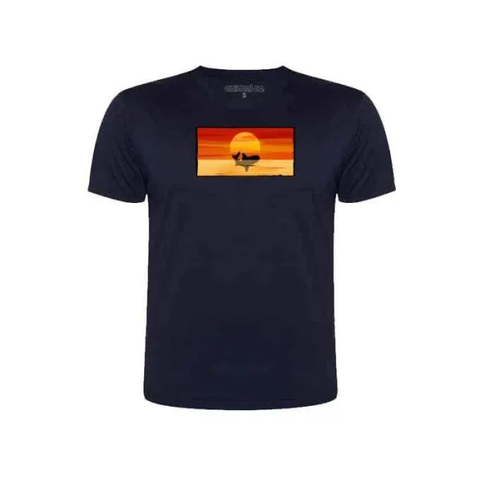 Camiseta Animal Co Tiburon Azul Oscura