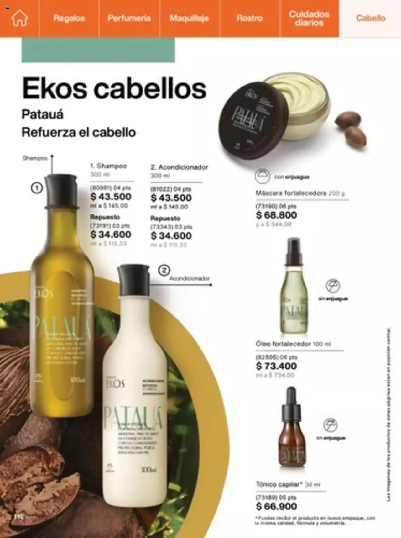 Catalogo de Natura - C14 Nueva Bruma Hidra Fix y Primer Facial FPS 40 1 de octubre al 31 de diciembre 2023 - Pag 116