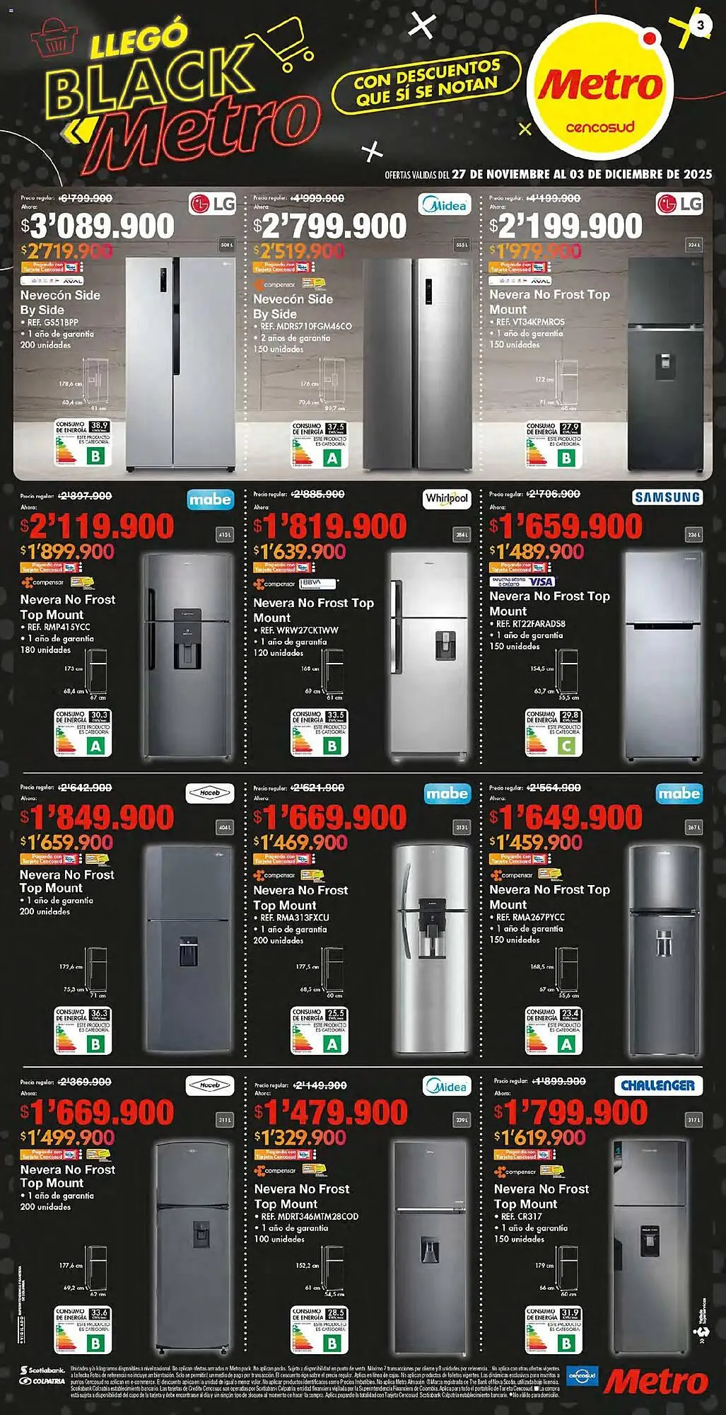 Catalogo de Catálogo Metro 27 de noviembre al 4 de enero 2026 - Pag 3