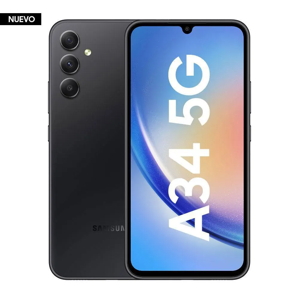 Celular SAMSUNG Galaxy A34 5G 128 GB 6 GB RAM Negro
