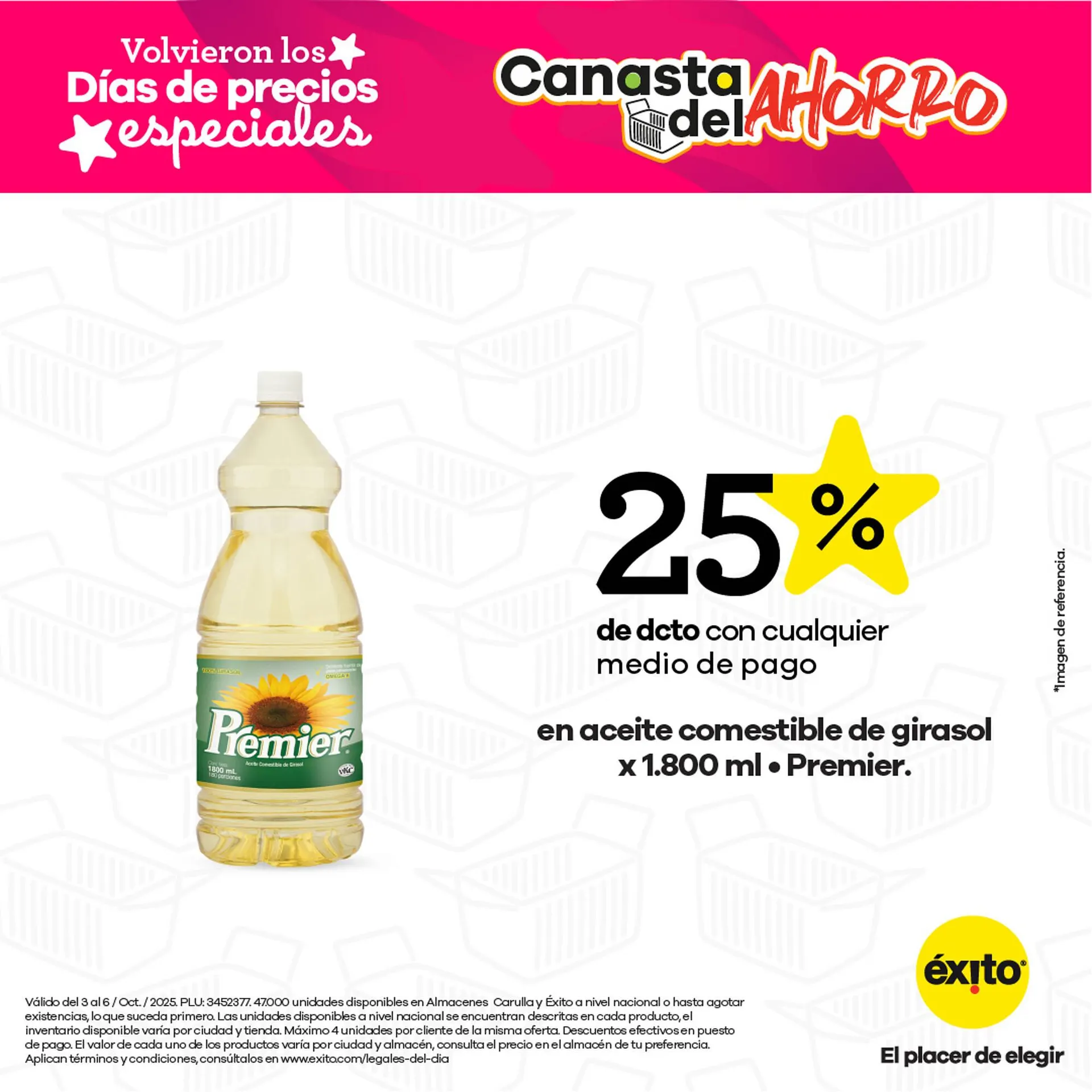 Catalogo de Catálogo Éxito 3 de octubre al 6 de octubre 2025 - Pag 3